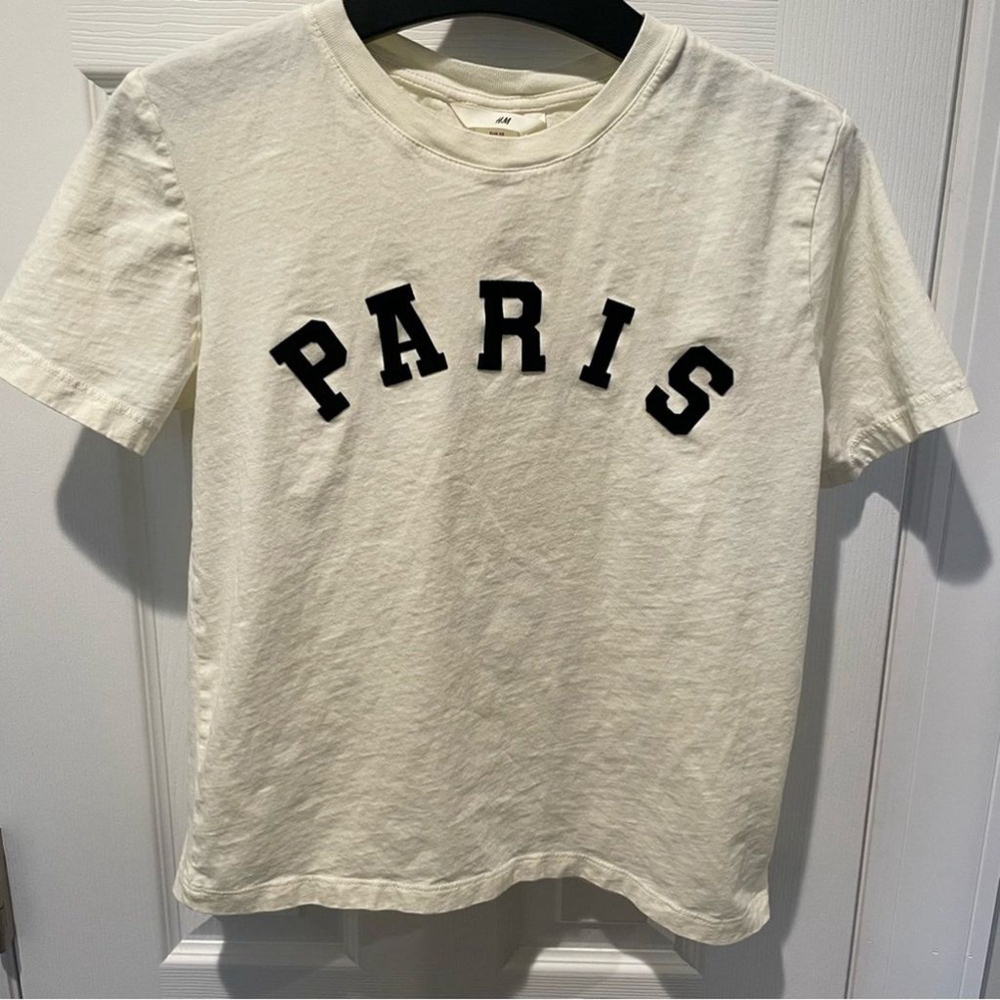 Paris Cotton T-Shirt Size XSmall - Picture 2 of 5